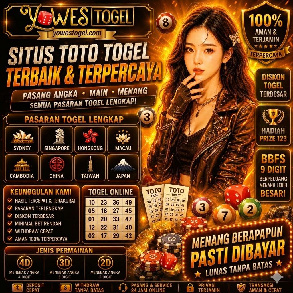 YOWESTOGEL : Link Login & Daftar Situs Toto Togel 4D & 5D Dengan Update Result Tercepat Di Asia.